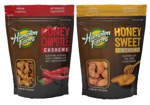 Honey Roasted Cashew Pouches