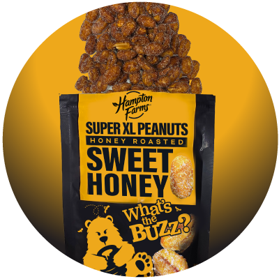 Super Extra Large Sweet Honey Peanuts – Hampton Farms