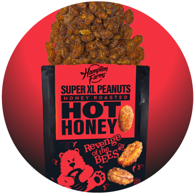 Super Extra Large Hot Honey Peanuts – Hampton Farms