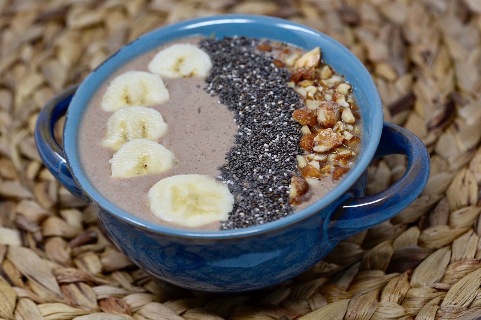 Peanut Butter Protein Smoothie Bowl