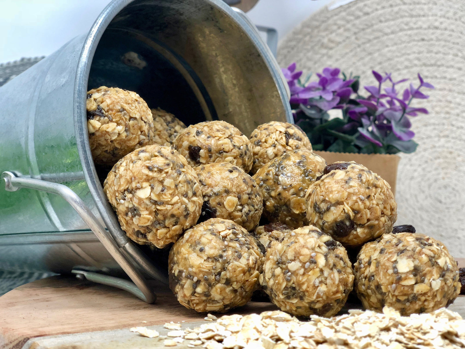 Chia & Peanut Protein Balls