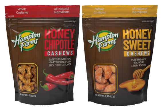 Honey Roasted Cashew Pouches