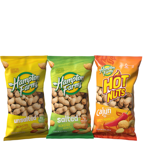 Roasted and Raw In-Shell Peanuts | Hampton Farms