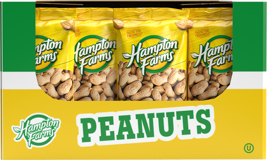 Unsalted Roasted Peanuts (10 oz.) - case of 16
