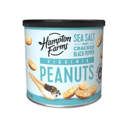Sea Salt & Cracked Black Pepper Peanuts