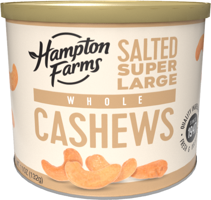 Hampton Farms Salted Super Large Cashews