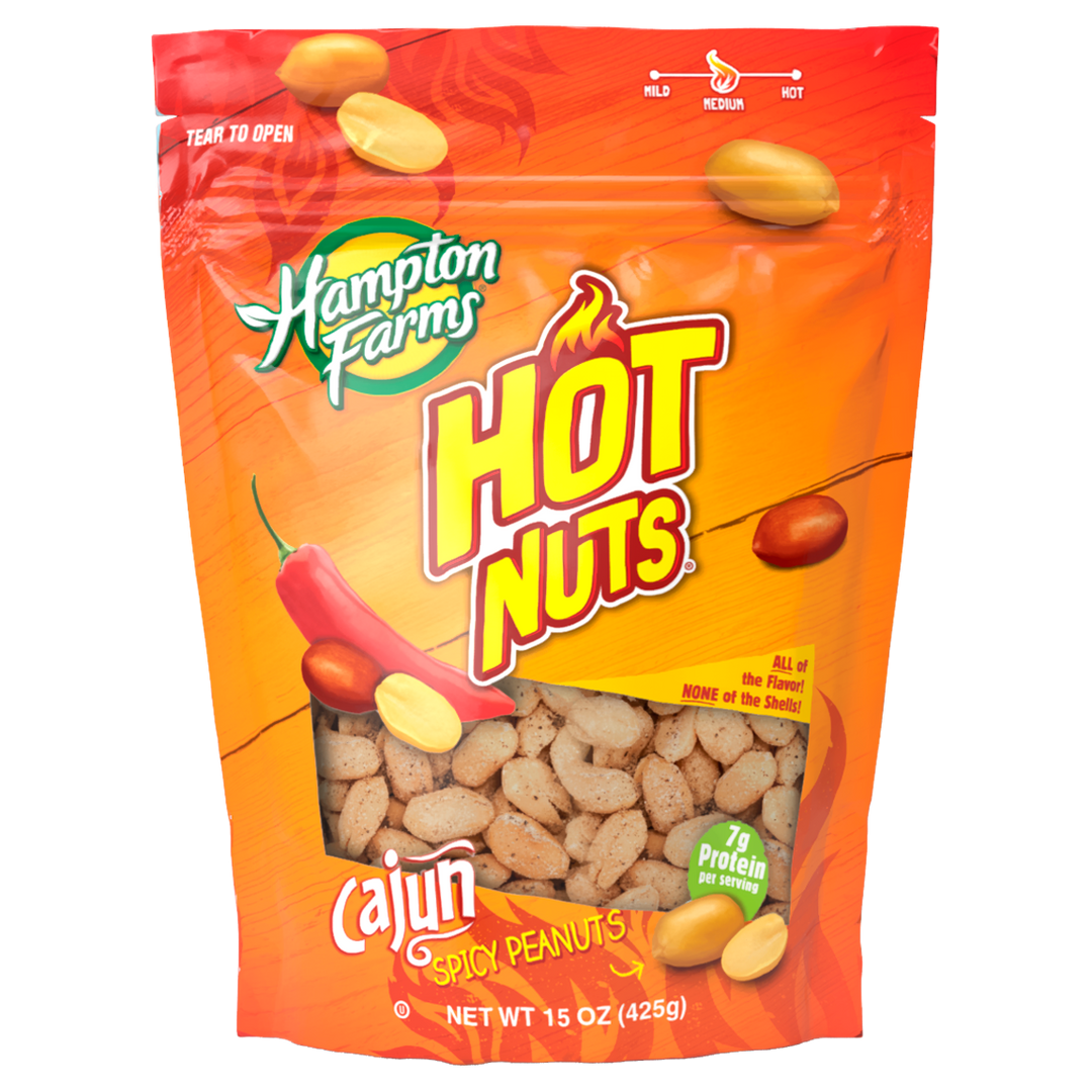 Hot Nuts Cajun Spicy Peanuts