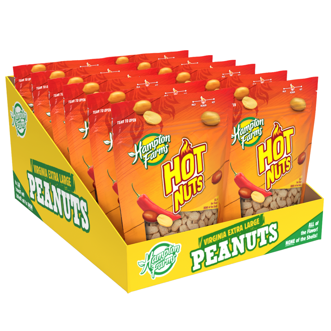Hot Nuts Cajun Spicy Peanuts