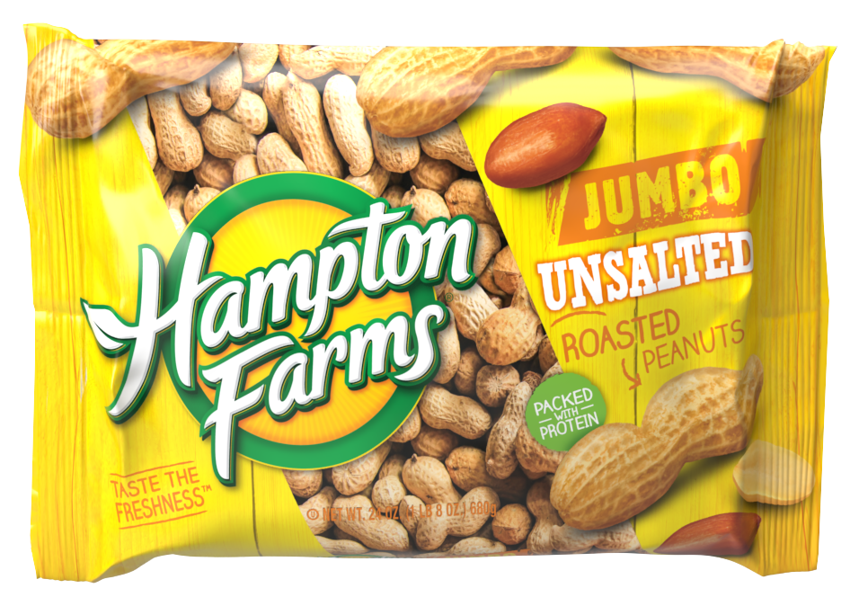 Jumbo Unsalted Peanuts (24 oz.) - Case of 16