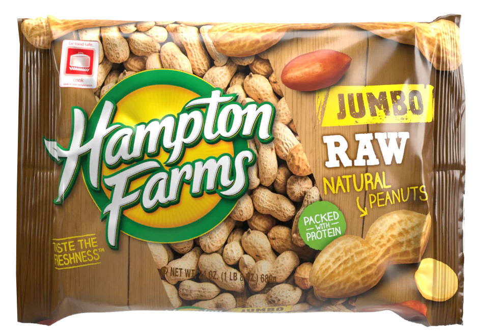 Jumbo Raw Peanuts (24 oz.) - Case of 16