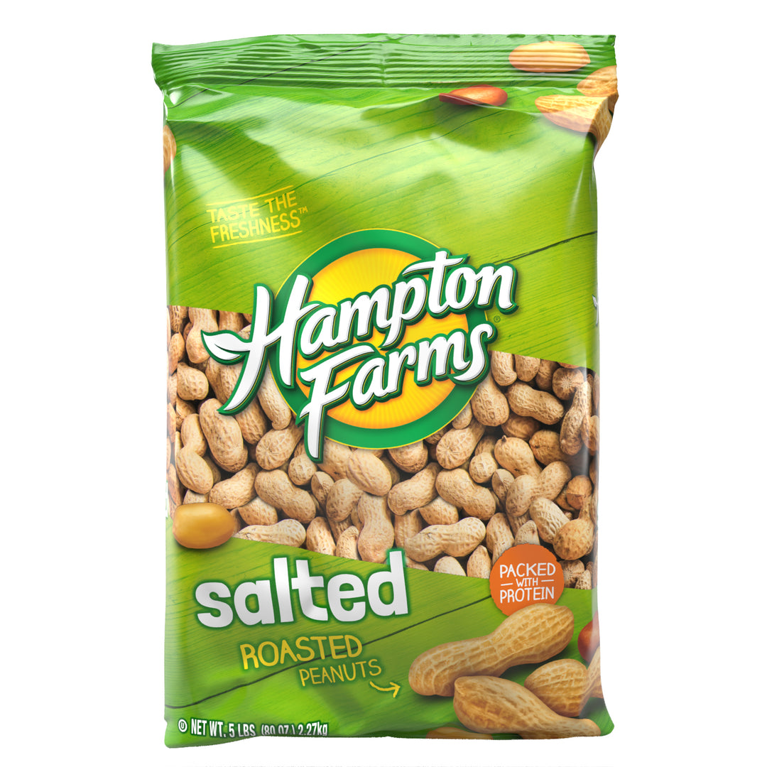 Salted Roasted In Shell Peanuts (5 lb. Bag)