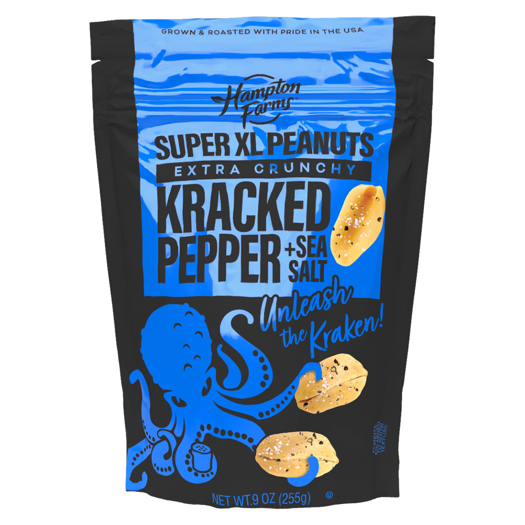 Super Extra Large Kracked Pepper & Sea Salt Peanuts