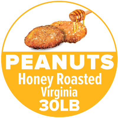 XL Honey Roasted Virginia Peanuts 30 lb Bulk