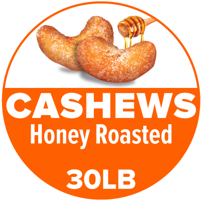 Honey Sweet Cashews 30 lb Bulk