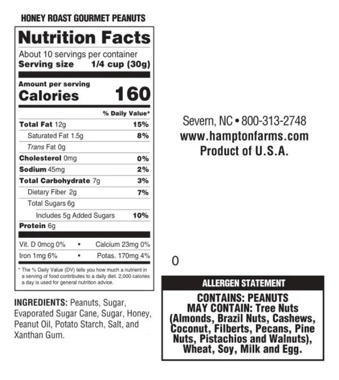 Honey Roasted Peanuts