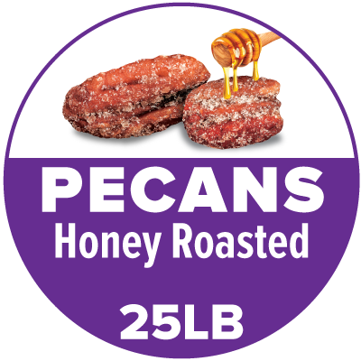 Honey Roasted Pecans 25 lb Bulk