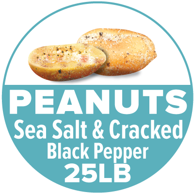 XL Sea Salt & Cracked Pepper Virginia 25 lb Bulk