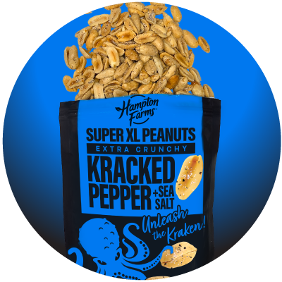 Super Extra Large Kracked Pepper & Sea Salt Peanuts