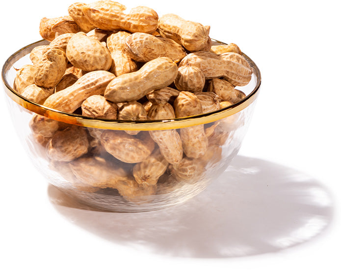 bowl of peanuts