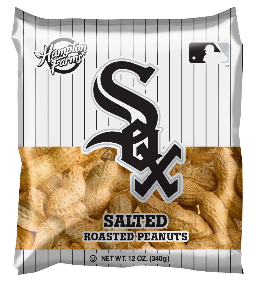 Chicago White Sox Salted In-Shell Peanuts 12oz Bags - Case of 18