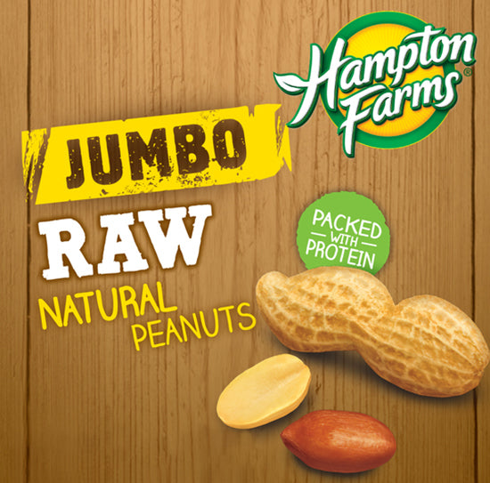 Hampton Farms Raw Jumbo In-Shell Peanuts (25 lb. box)