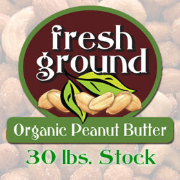 Organic Peanut Butter (30 lb. Stock)