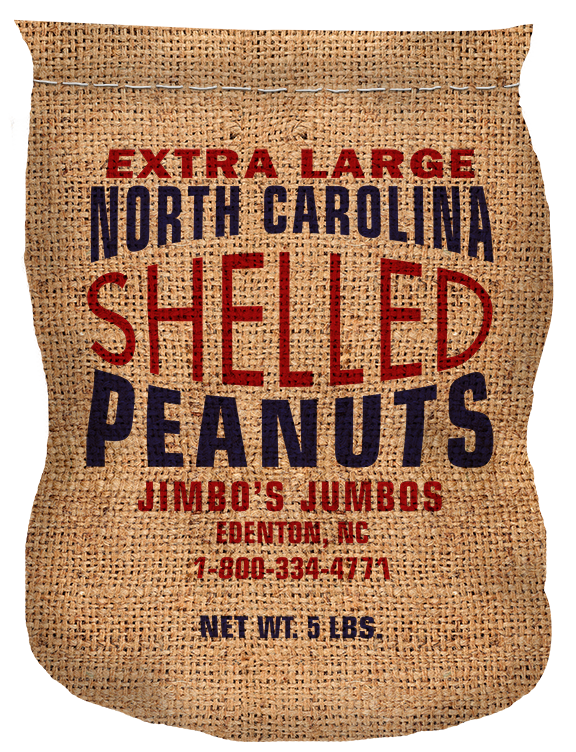 Extra Large Redskin Shelled Raw Peanuts (5 lb. Bag)