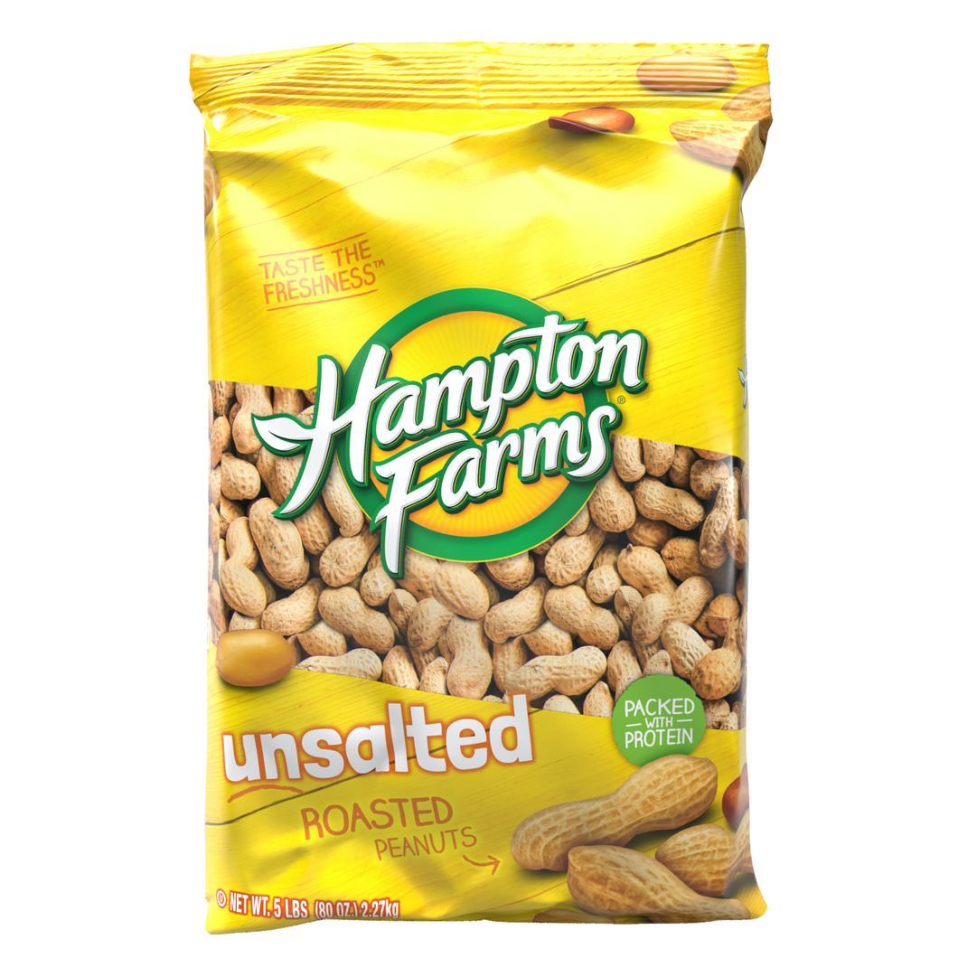 Unsalted Fancy in Shell Peanuts (5 lb. Bag)