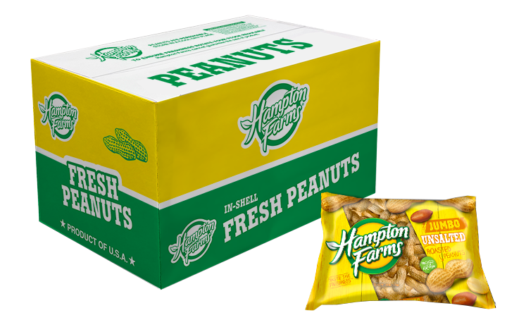 Jumbo Unsalted Peanuts (24 oz.) - Case of 16