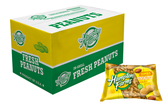 Jumbo Unsalted Peanuts (24 oz.) - Case of 16