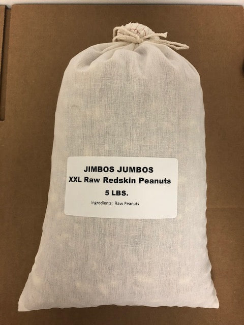 Extra Large Redskin Shelled Raw Peanuts (5 lb. Bag)